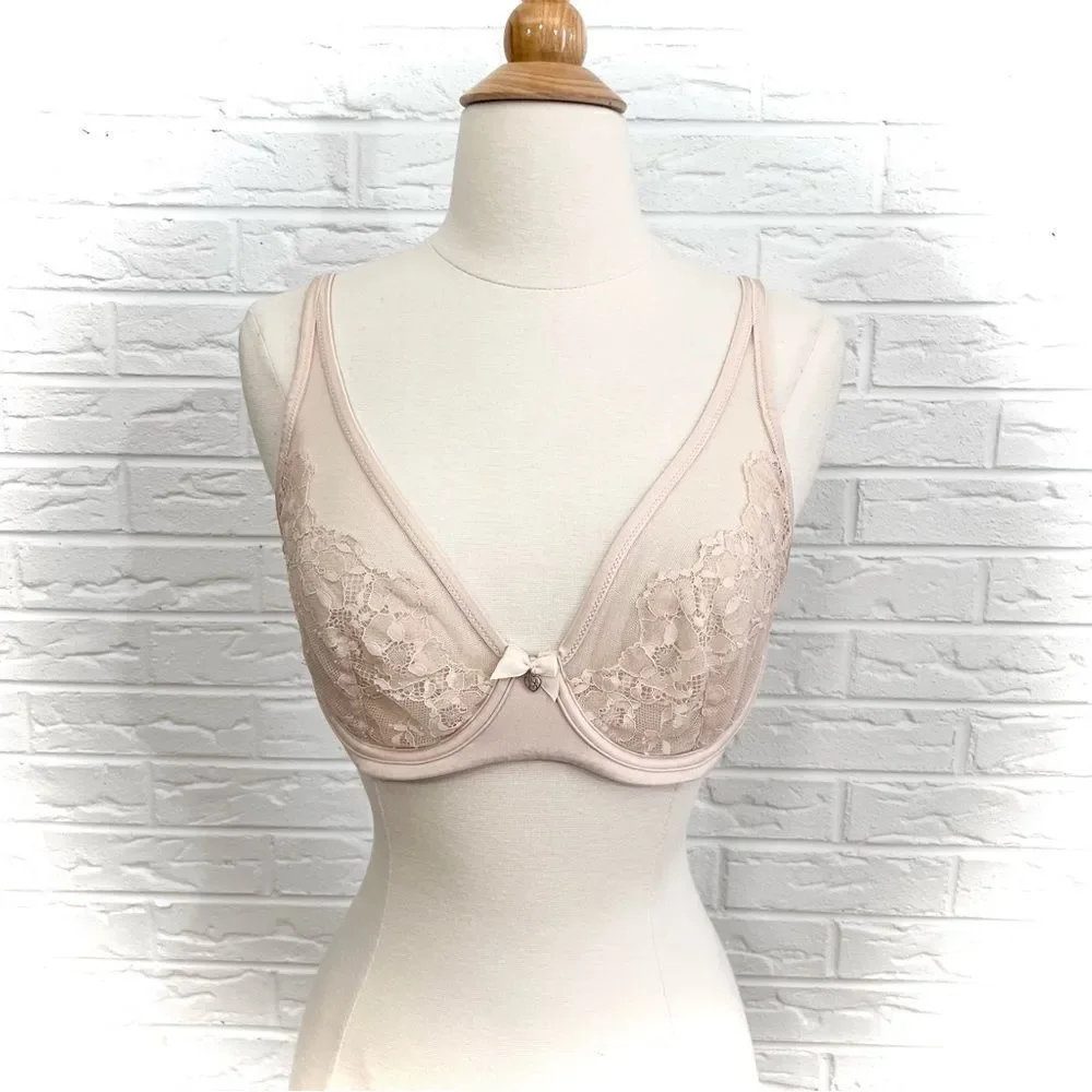 Victoria’s Secret Body by Victoria Unlined Demi Bra Size 32DD
